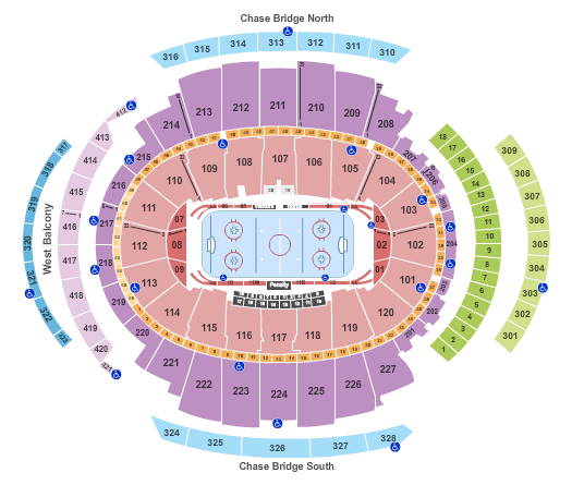 Msg Seating Chart Rangers Game
