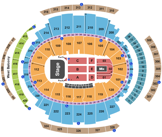 Madison Square Garden Seating Chart