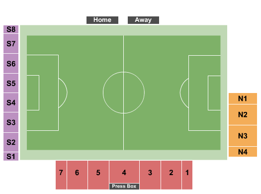 MSU Soccer Park At Pittser Field Seating Chart: Soccer