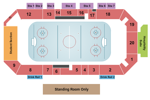 M&T Bank Center Seating Chart: Hockey