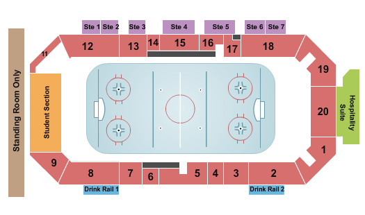 M&T Bank Center Seating Chart: Hockey