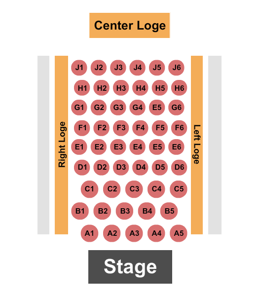 M&T Bank Exchange Seating Chart: Endstage Table A-J