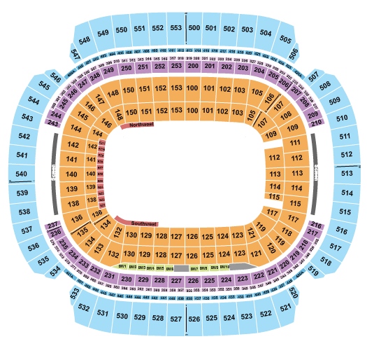 M&T Bank Stadium Seating Chart: Monster Jam