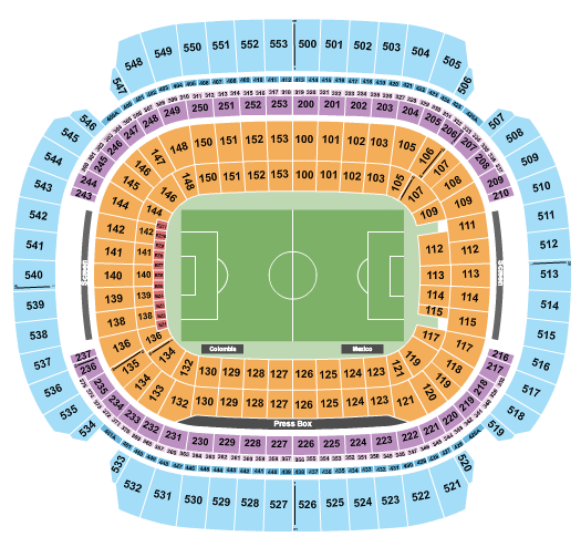 M&T Bank Stadium Seating Chart: Soccer 2
