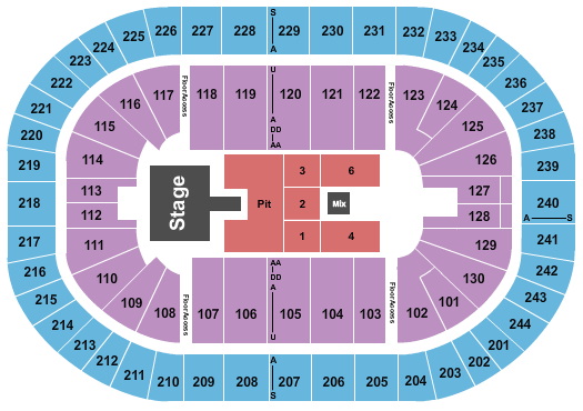 MVP Arena Seating Chart: Brantley Gilbert