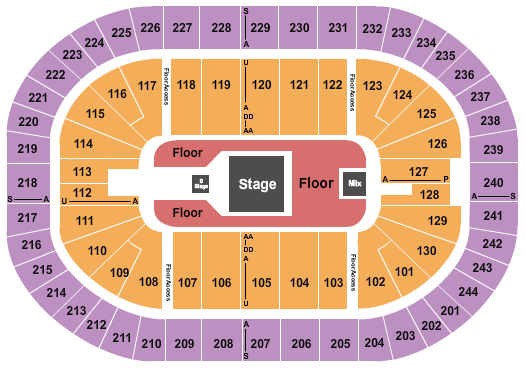 MVP Arena Seating Chart: Forrest Frank