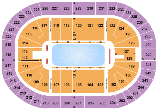 MVP Arena Seating Chart: Ice Show 2026