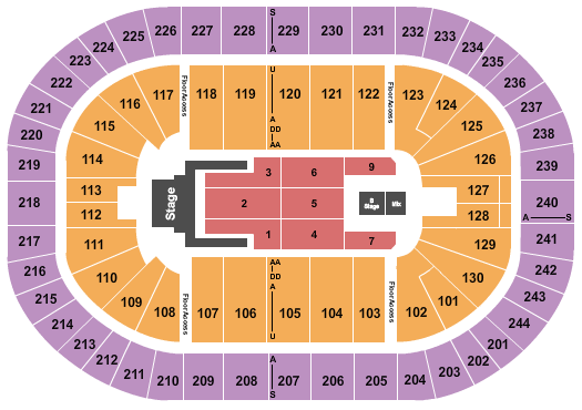 MVP Arena Seating Chart: Jelly Roll