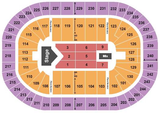 MVP Arena Seating Chart: Jelly Roll