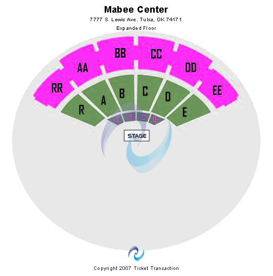 Mabee Center Seating Chart