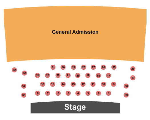 Mable House Barnes Amphitheatre Seating Chart: Endstage Tables & GA