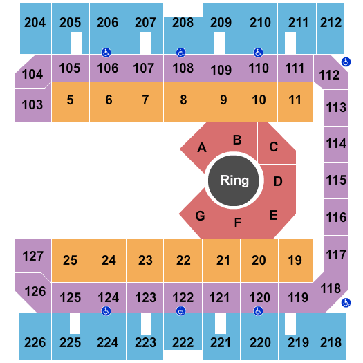 Macon Centreplex Coliseum Seating Chart