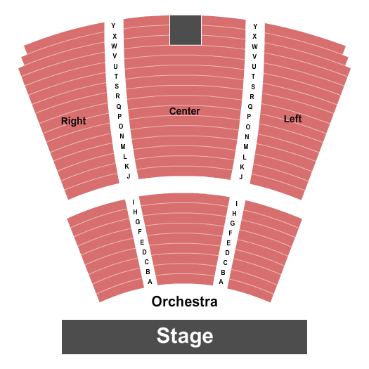Madison Center for the Arts Seating Chart: End Stage