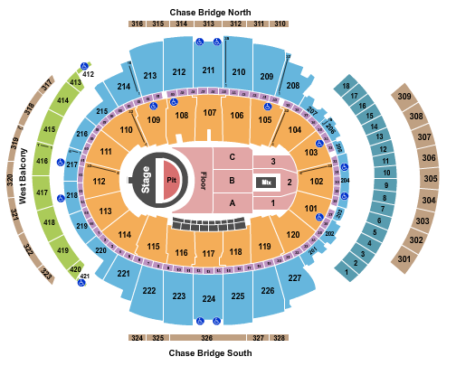 Madison Square Garden Seating Chart: 5 Seconds of Summer