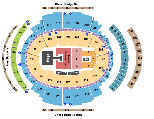 Madison Square Garden Seating Chart: Demi Lovato