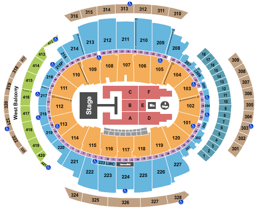 Madison Square Garden Seating Chart: Descendants & Zombies