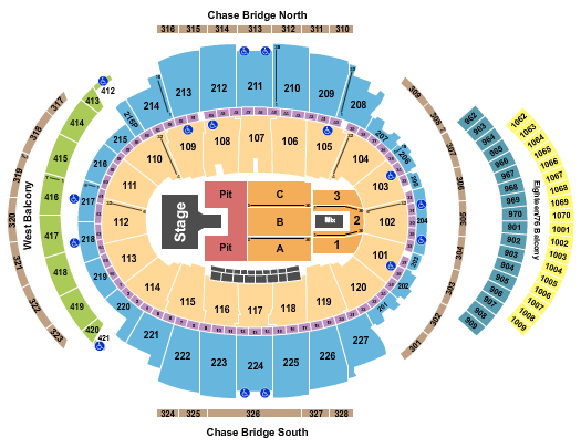 Madison Square Garden Seating Chart: Dierks Bentley