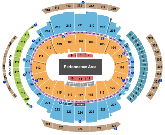 Madison Square Garden Seating Chart: Dog Show 1
