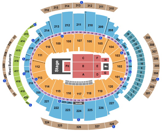 Madison Square Garden Seating Chart: Doja Cat