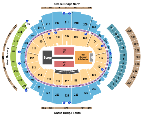 Madison Square Garden Seating Chart: Florence and The Machine