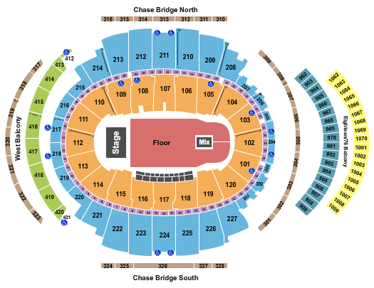 Madison Square Garden Seating Chart: Florence and The Machine