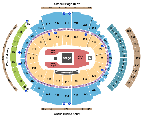 Madison Square Garden Seating Chart: Forrest Frank