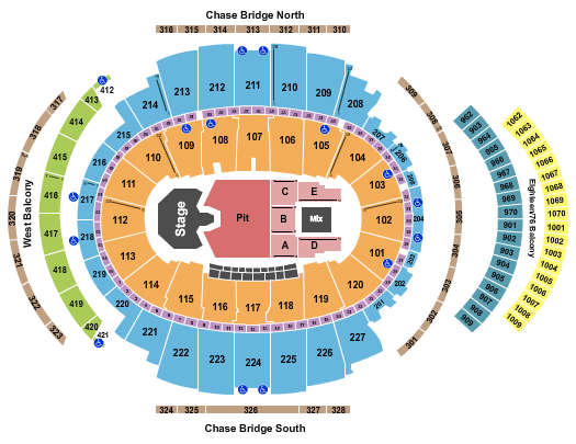 Madison Square Garden Seating Chart: Ghost