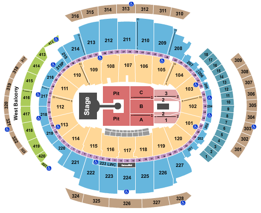 Madison Square Garden Seating Chart: Giveon