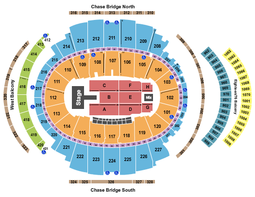 Madison Square Garden Seating Chart: Kid Cudi