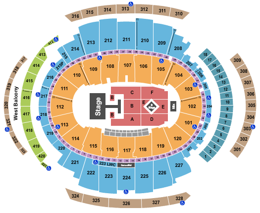 Madison Square Garden Seating Chart: Kylie Minogue