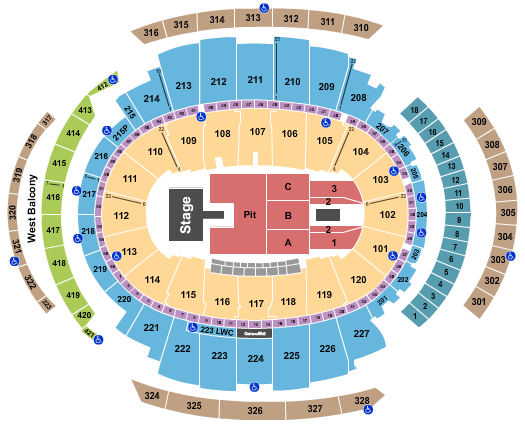Madison Square Garden Seating Chart: Lorde
