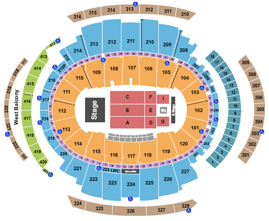 Madison Square Garden Seating Chart: Ricardo Arjona