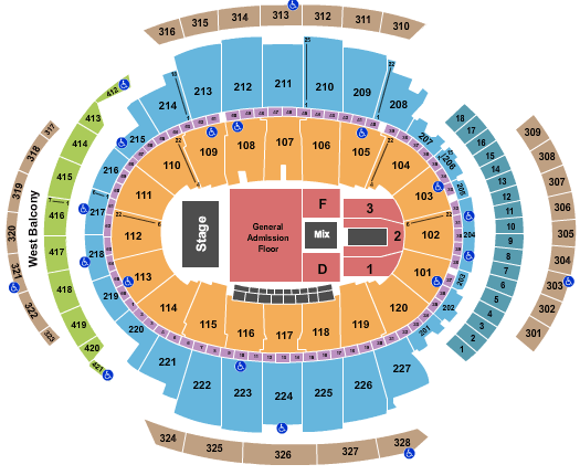 Madison Square Garden Seating Chart