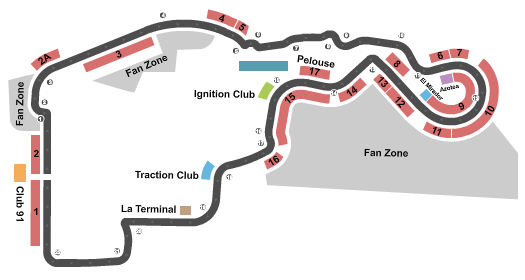 Madrid MadRing Circuit Seating Chart: Racing