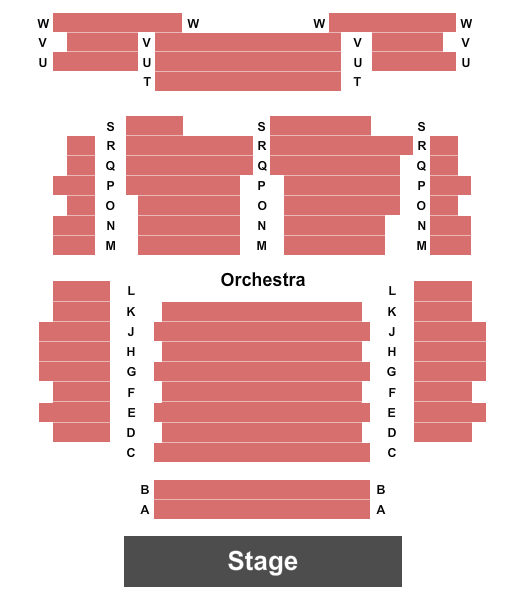 Mae Wilson Theatre Seating Chart: Endstage
