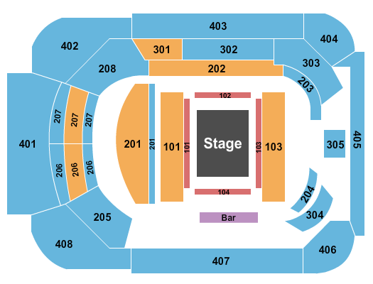 Magic Mike Theater At Sahara Hotel & Casino Seating Chart: Magic Mike Live 3