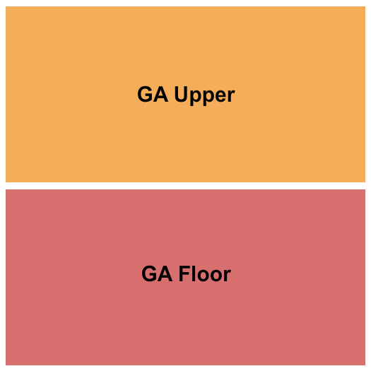 Mahaffey Theater At The Duke Energy Center for the Arts Seating Chart: GA Flr/GA Upper