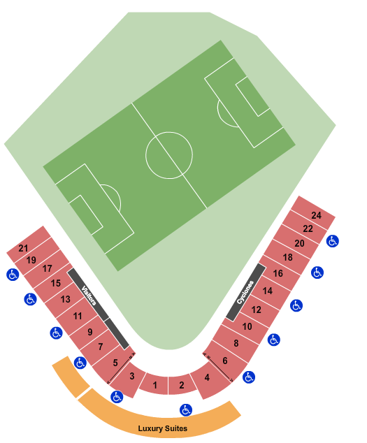 Maimonides Park Seating Chart: Soccer