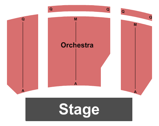 Main Stage At Baldwin Theatre Seating Chart: Endstage