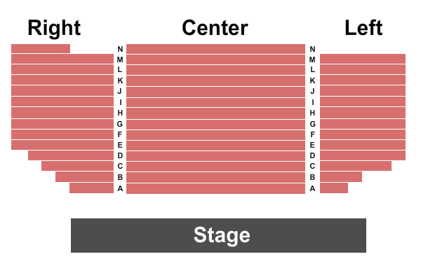Main Stage At Virginia Samford Theatre Seating Chart: Endstage