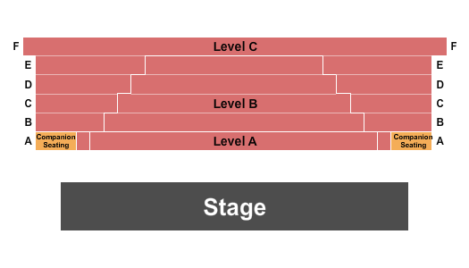 Maine State Ballet's Lopez Theater Seating Chart: Endstage