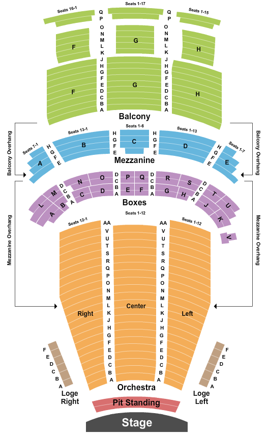 Majestic Theatre - Dallas Seating Chart: Endstage GA Pit