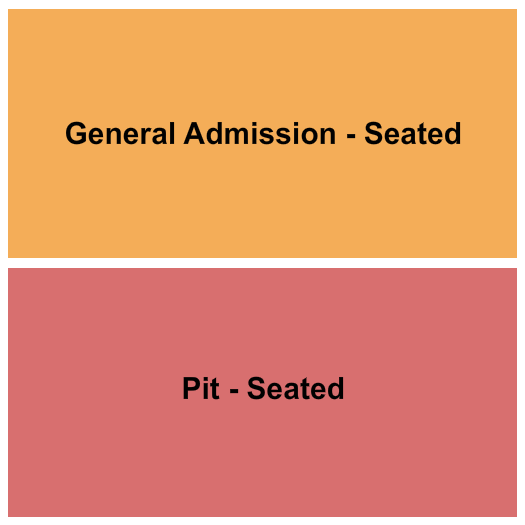 Majestic Ventura Theatre Seating Chart: GA/Pit Seated