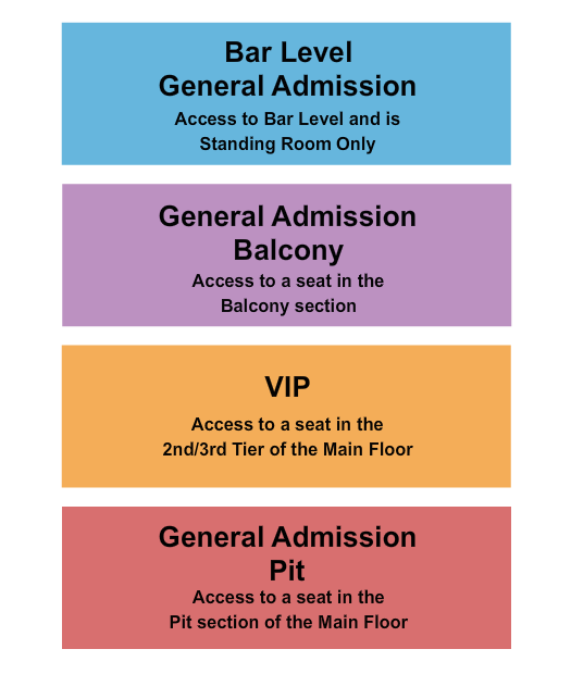 Majestic Ventura Theatre Seating Chart: General Admission Event