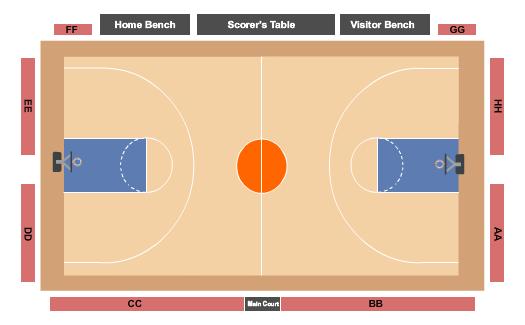 M&T Bank Center Seating Chart: Basketball