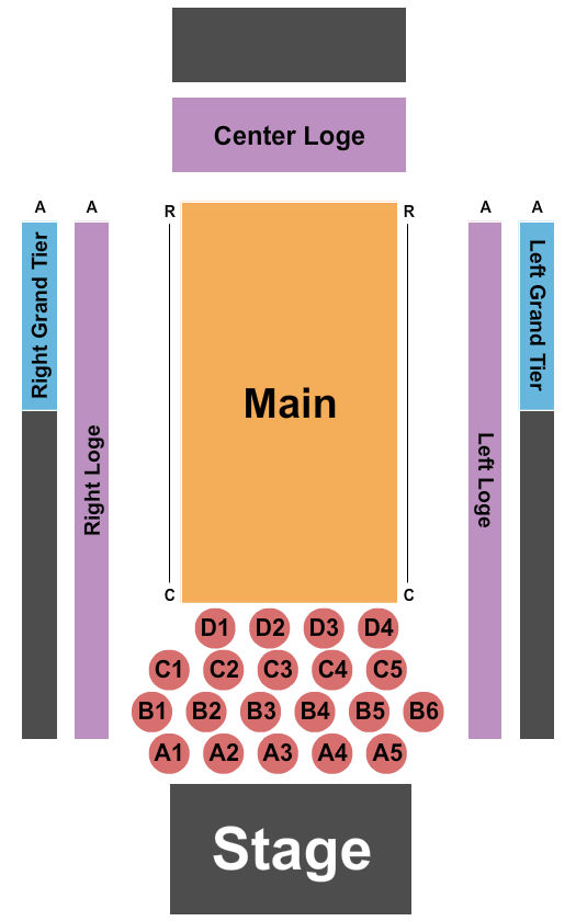 M&T Bank Exchange Seating Chart: Endstage Tables 3