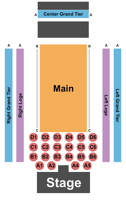 M&T Bank Exchange Seating Chart: Endstage Tables/Catwalk