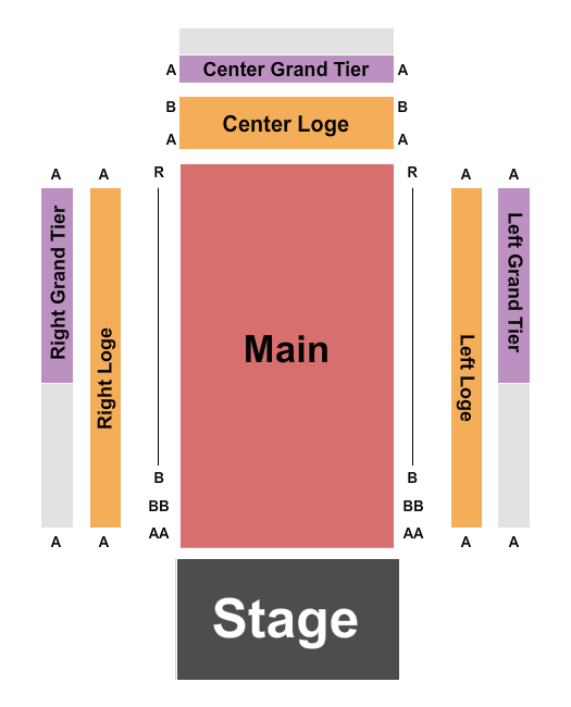 M&T Bank Exchange Seating Chart: Endstage