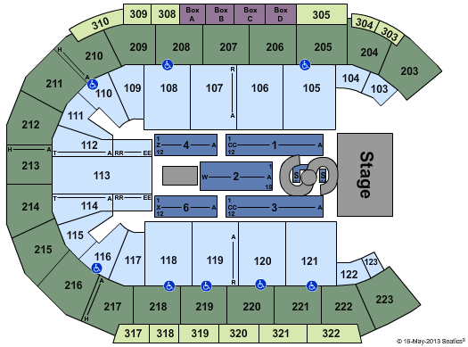 Mandalay Bay Seating Chart
