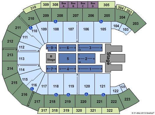 Mandalay Bay Seating Chart